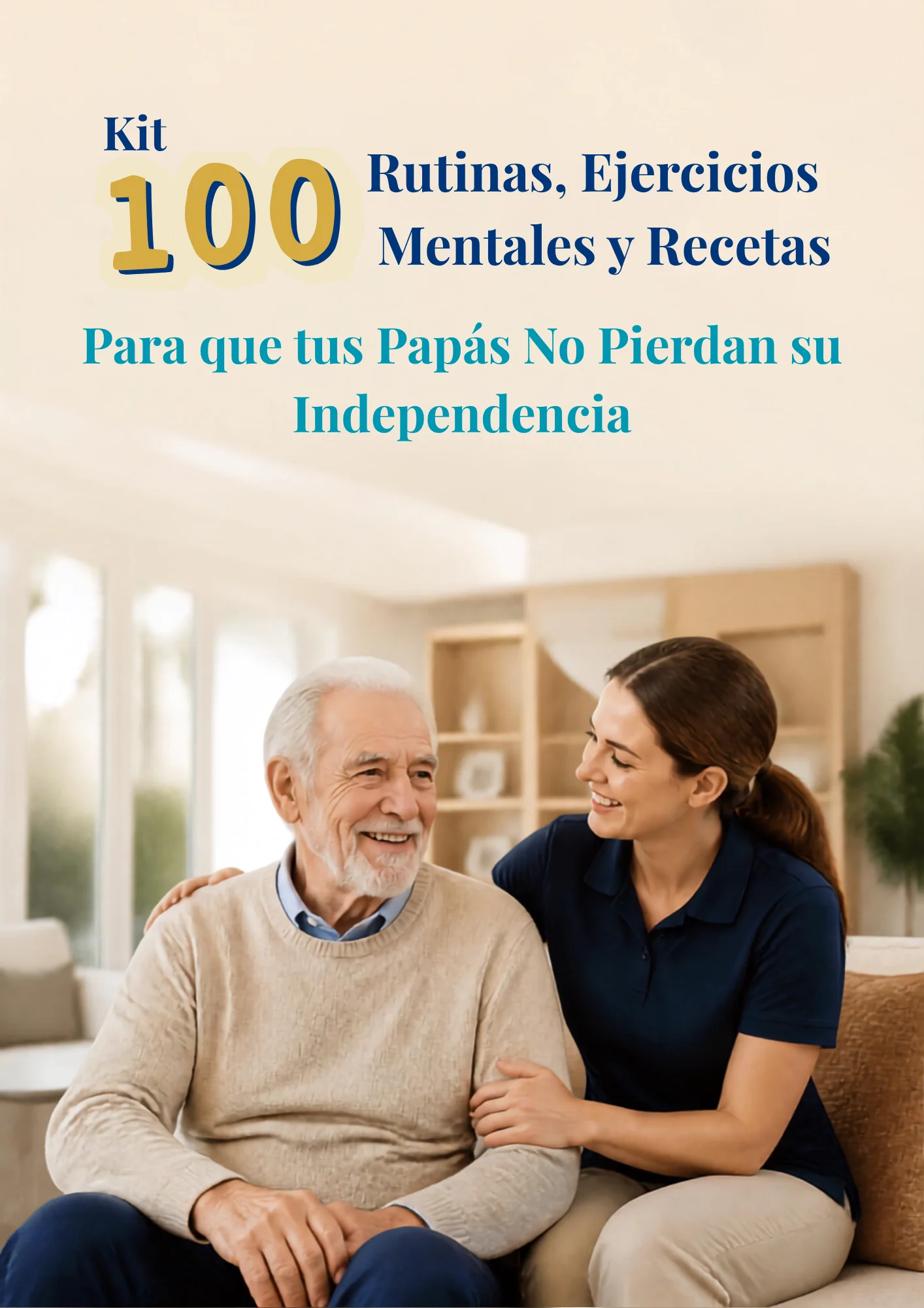 Portada del Kit 100 Rutinas, Ejercicios Mentales y Recetas