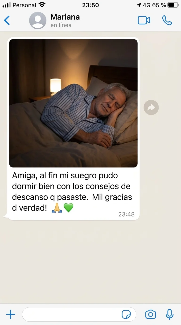 Testimonio sobre consejos para mejorar el descanso